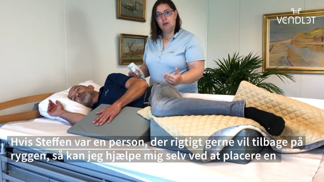 Skånsom forflytning m. lejringspuder og Easy Tube